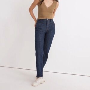Madewell Women's Straight Leg Jeans - Dark Blue
